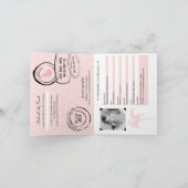 Barbados Paspoort Verjaardag Uitnodiging (Binnen)