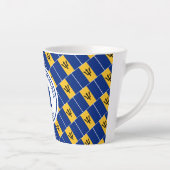 BARBADOS Patriotic  Bajan Latte Mok (Rechts)