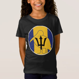 Barbados Pelikaan Barbadiaanse Nationale Dierenvla T-shirt