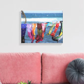 Barbados Photography, Beach, Ocean, Caribbean Canvas Afdruk (Insitu (Woonkamer))