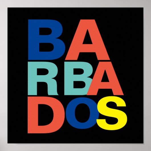 Barbados Poster (Voorkant)