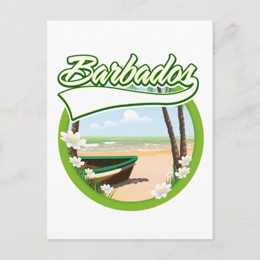 Barbados Reis logo Uitnodiging Briefkaart (Voorkant)