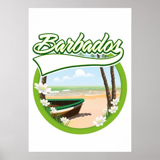 Barbados Reislogo Poster (Voorkant)