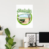 Barbados Reislogo Poster (Thuiskantoor)