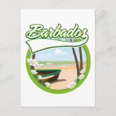 Barbados Reislogo Uitnodiging Briefkaart (Voorkant)