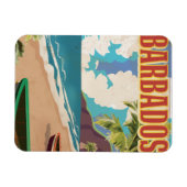 Barbados-reisposter Magneet (Horizontaal)