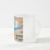 Barbados-reisposter Matglas Koffiemok (Voorkant rechts)