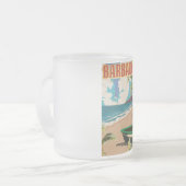 Barbados-reisposter Matglas Koffiemok (Voorkant links)