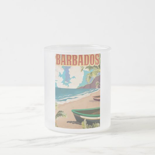 Barbados-reisposter Matglas Koffiemok (Center)