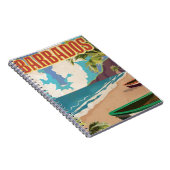 Barbados reisposter notitieboek (Rechterzijde)