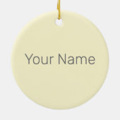 Barbados Retro Caraïben  eiland Souvenir Keramisch Ornament (Achterkant)