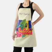 Barbados Retro Caraïben eiland Souvenir Schort (Insitu)