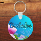 Barbados-rif Sleutelhanger (Voorkant)