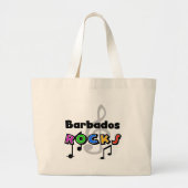 Barbados Rocks Grote Tote Bag (Voorkant)