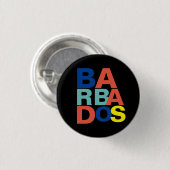 Barbados Ronde Button 3,2 Cm (Voorkant /achterkant)