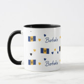 Barbados Roots Pattern Mok | Caribische Vlag (Links)