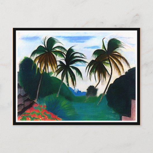 Barbados, schilderij van Joseph Stella Briefkaart (Voorkant)