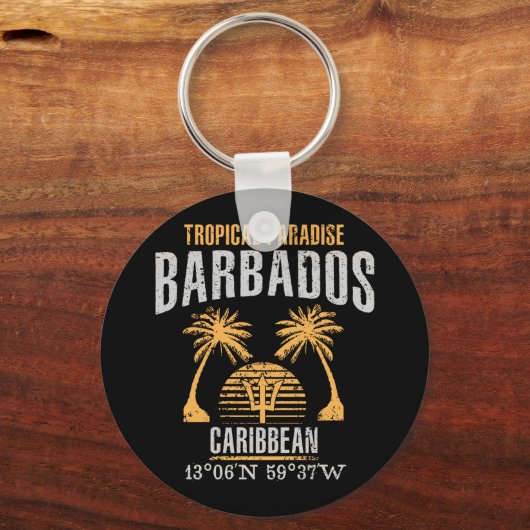 Barbados Sleutelhanger (Voorkant)