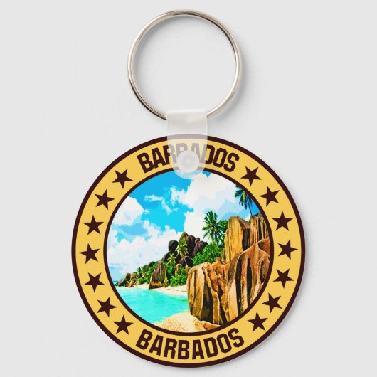 Barbados Sleutelhanger (Voorkant)