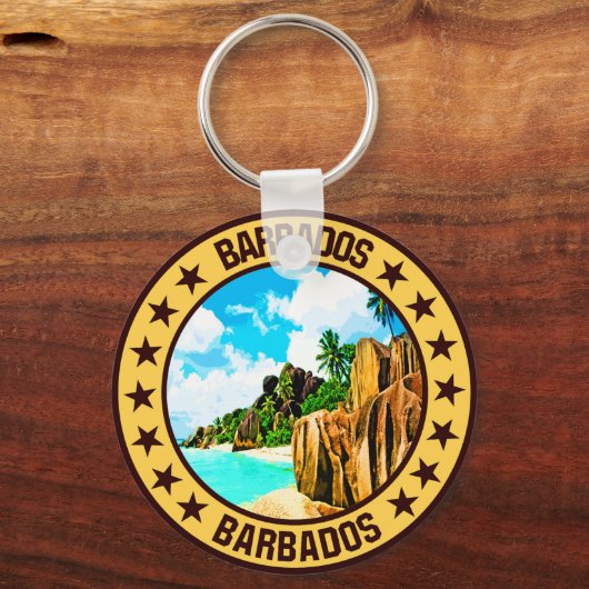 Barbados Sleutelhanger (Voorkant)