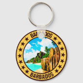 Barbados Sleutelhanger (Achterkant)