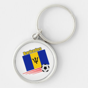 Barbados Soccer Team Sleutelhanger