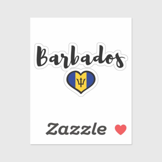 Barbados Sticker (Vel)