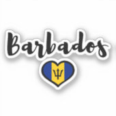 Barbados Sticker (Voorkant)