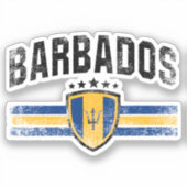 Barbados Sticker (Voorkant)