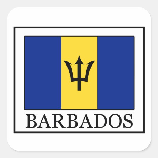 Barbados sticker (Voorkant)