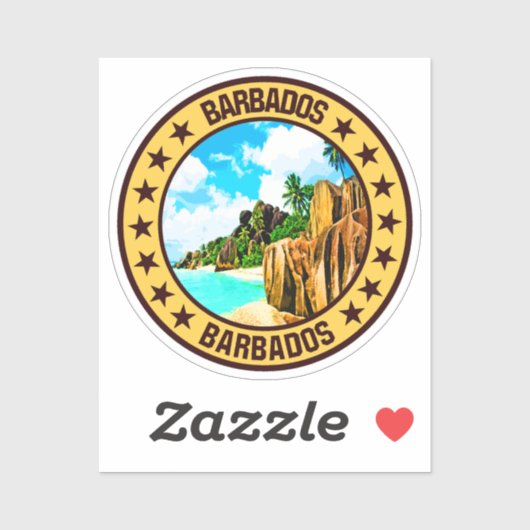 Barbados Sticker (Vel)