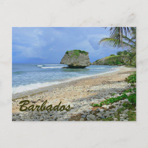 BARBADOS (STRAND/GROTE ROTS) BRIEFKAART