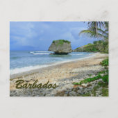 BARBADOS (STRAND/GROTE ROTS) BRIEFKAART (Voorkant)