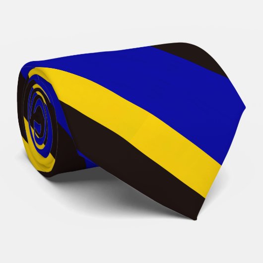 Barbados Stropdas van de vlag Stripe kleuren (Opgerold)