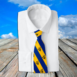 Barbados-Stropdassen, mode Barbados, vlag, bedrijf Stropdas