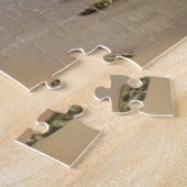 Barbados Sunny Beach Scene. Jigzaag Puzzle Legpuzzel (Zijkant)