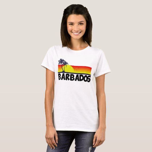 Barbados T-shirt (Voorkant volledig)