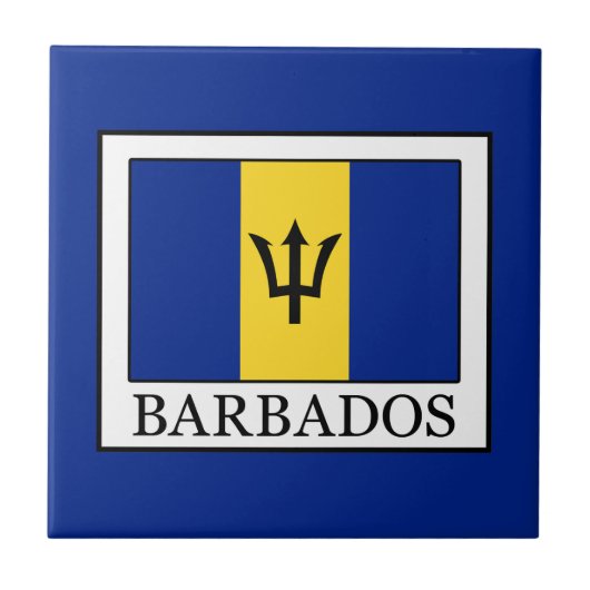 Barbados Tegeltje (Voorkant)