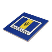 Barbados Tegeltje (Zijkant)