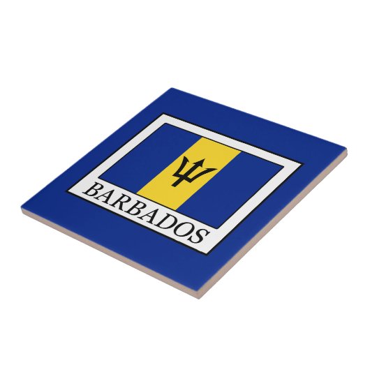 Barbados Tegeltje (Zijkant)