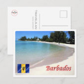 Barbados - The Beach - Briefkaart (Voorkant / Achterkant)