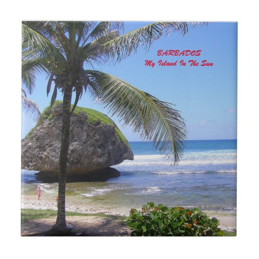 Barbados Thérkeramische teile Tegeltje (Voorkant)