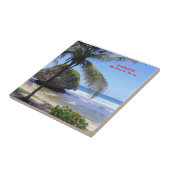 Barbados Thérkeramische teile Tegeltje (Zijkant)