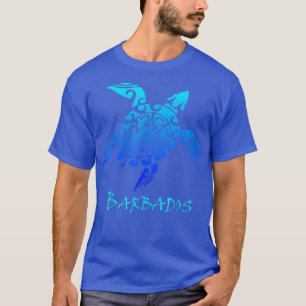Barbados Tribale Schildpad Polynesische Tatoeage S T-shirt
