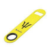 Barbados Trident Bar-sleutel Speed Flessenopener (Voorkant Gekanteld)