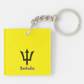 Barbados Trident Sleutelhanger (Achterkant)