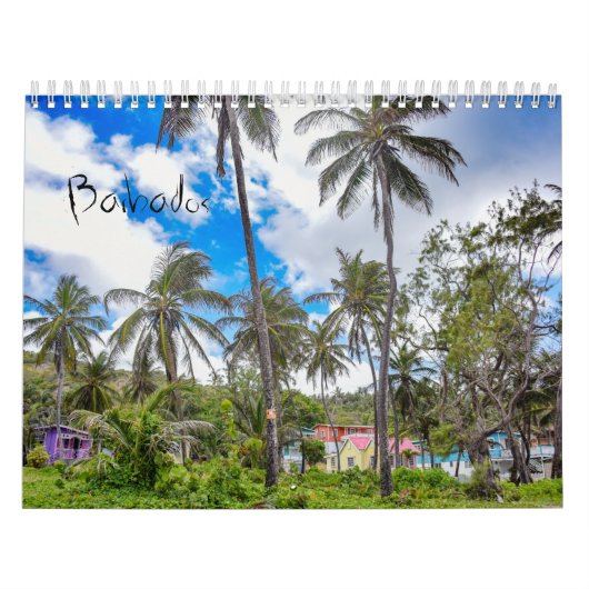Barbados Tropical Island Wall Agenda Kalender (Hoes)