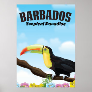 Barbados Tropisch Paradijs reisposter Poster
