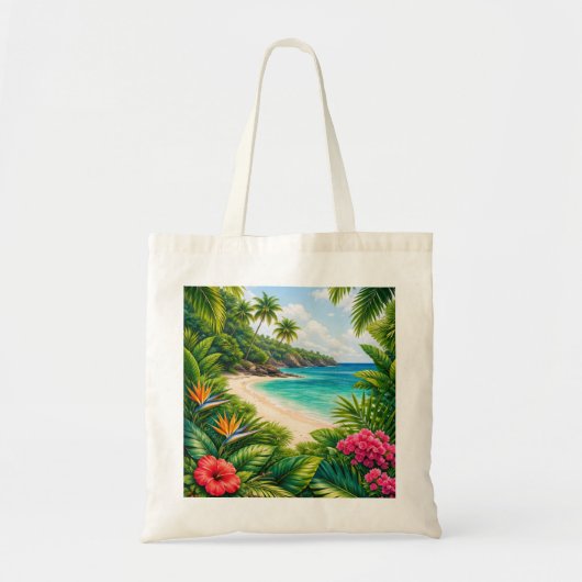 Barbados Tropisch Strandparadijs Tote Bag (Voorkant)