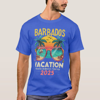 Barbados Vakantie 2025 Tropisch strand Vibes Vacat T-shirt